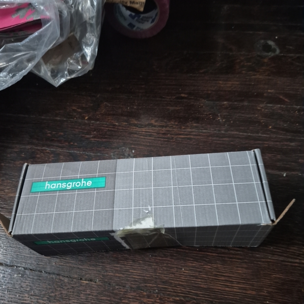 Hansgrohe 14019XX1 Kitchen Faucet Silver Color Base Plate Open Box....